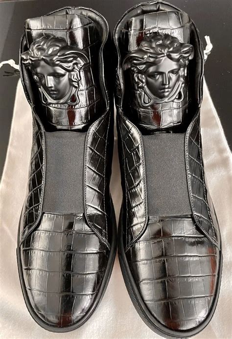 pupazzo versace|versace black leather shoes.